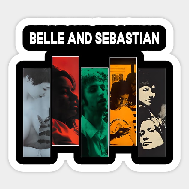 Belle and Sebastian band Sticker by LSanchezArt